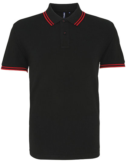 Men's Classic Fit Tipped Polo — besticken oder bedrucken lassen