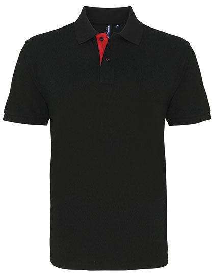 Men's Classic Fit Contrast Polo — besticken oder bedrucken lassen