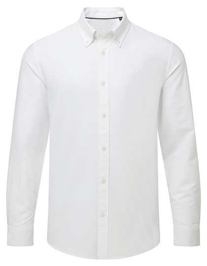 Men's Cotton Long Sleeve Oxford Shirt — besticken oder bedrucken lassen