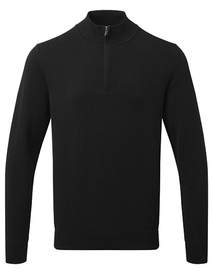 Men's Cotton Blend 1/4 Zip Sweater