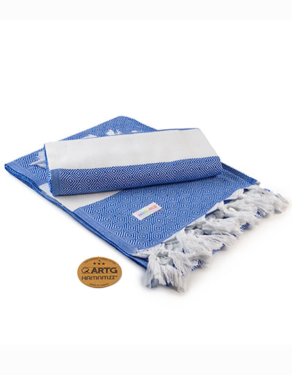 ARTG Hamamzz® Marmaris DeLuxe Towel in Royal Blue