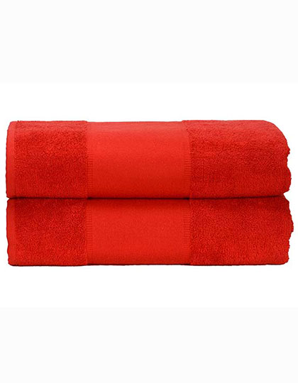 ARTG PRINT-Me® Bath Towel in Fire Red