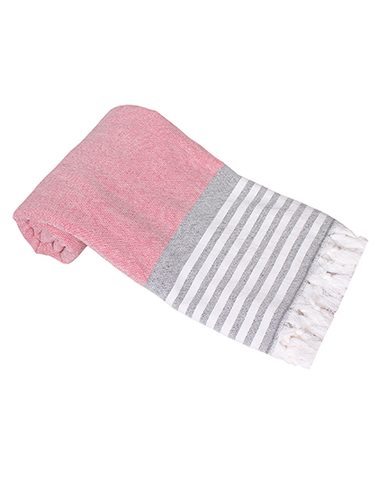 ARTG Hamam Towel Istanbul with Terry Backside in Red