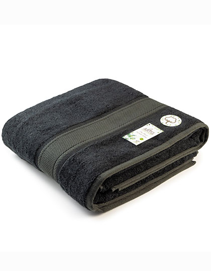 ARTG Natural Bamboo Beach Towel in Black