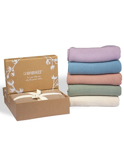 Babiezz® Organic Knitted Blanket — besticken oder bedrucken lassen