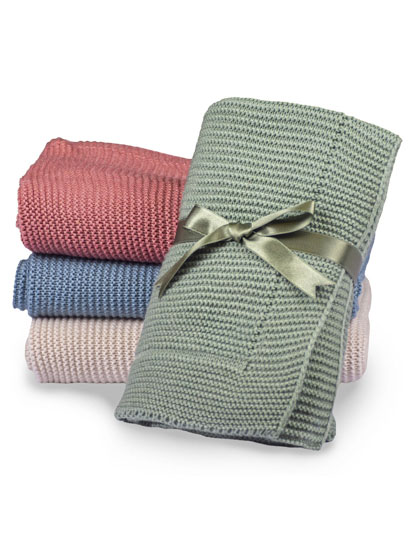 Babiezz® Soft Knitted Blanket — besticken oder bedrucken lassen