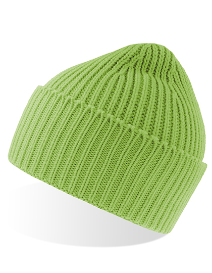 Atlantis Oak Beanie in Acid Green