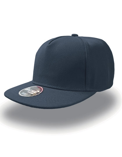 Atlantis Snap Five Cap in Navy