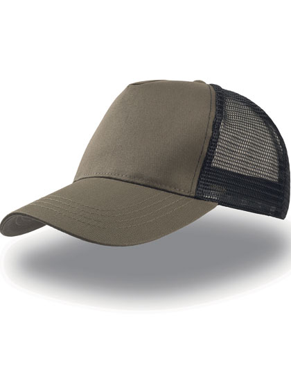 Atlantis Rapper Cotton Cap in Olive