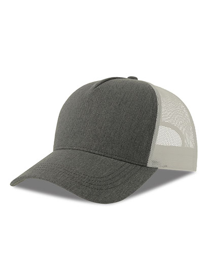 Atlantis Rapper Cotton-S Cap in Grey Melange
