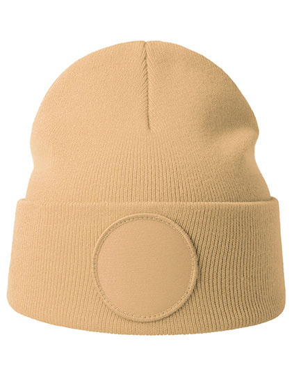 Wind-S Circular Patch Beanie — besticken oder bedrucken lassen