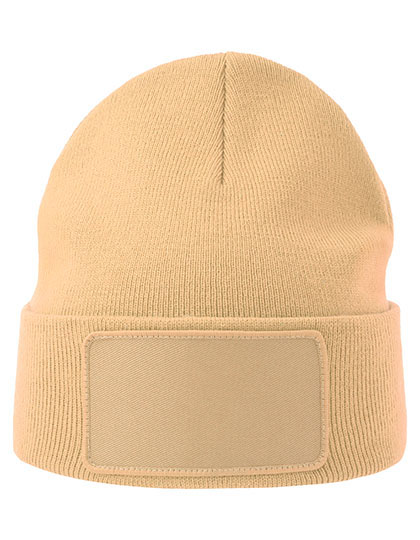Atlantis Wind-S Beanie with Patch in Beige