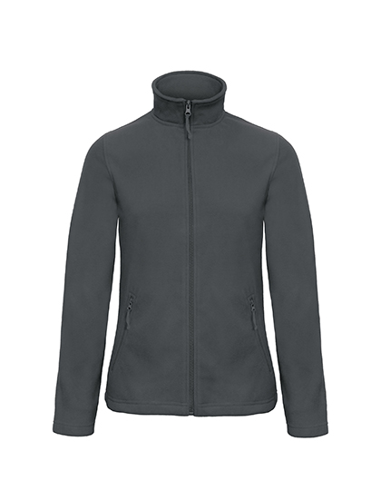 B&C COLLECTION Women's Microfleece-Duo ID.501 in Dark Grey (Solid)