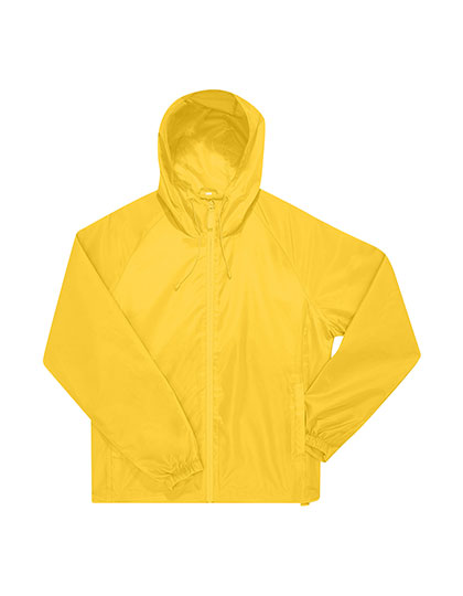 B&C BE INSPIRED #Reset Windbreaker in Pop Yellow