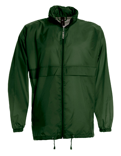 B&C COLLECTION Unisex Jacket Sirocco in Bottle Green