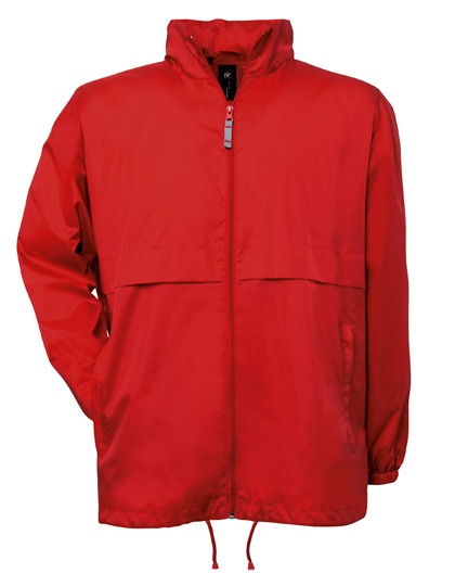 B&C COLLECTION Unisex Jacket Air in Red