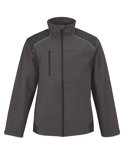 B&C COLLECTION Jacket Shield Softshell Pro in Dark Grey (Solid)