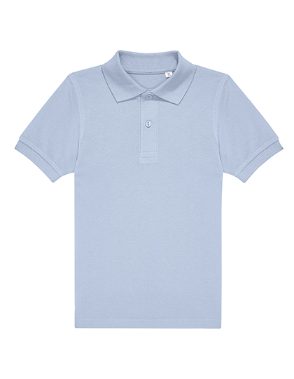 B&C BE INSPIRED Kids My Polo 180 in Blush Blue