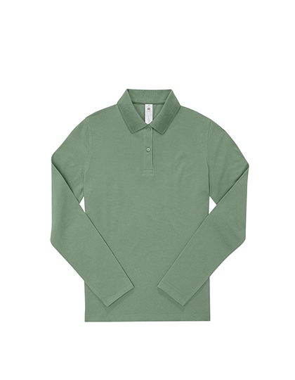 B&C BE INSPIRED My Polo 210 Long Sleeve /Women in Amalfi Green