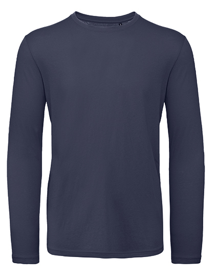 B&C BE INSPIRED Inspire Long Sleeve T /Men in Navy Blue