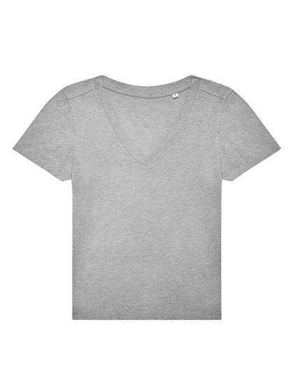 B&C BE INSPIRED Women's #E150 V T-Shirt in Sport Grey (Heather)