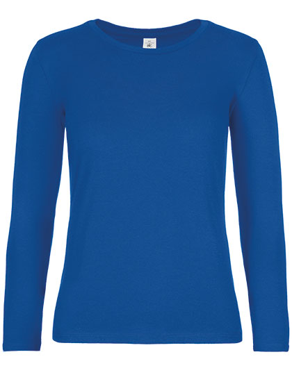 B&C BE INSPIRED Women's T-Shirt #E190 Long Sleeve in Royal Blue
