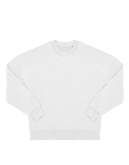 B&C BE INSPIRED Influence Crew Sweatshirt in White
