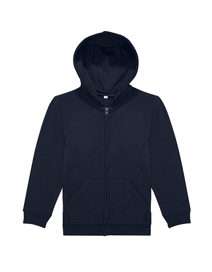 B&C BE INSPIRED Kids ID.334 Zip Hood in Navy