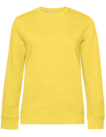 B&C BE INSPIRED QUEEN Crew Neck Sweat in Yellow Fizz
