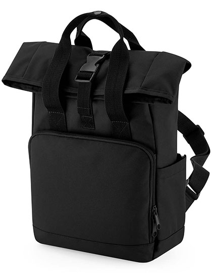 Recycled Mini Twin Handle Roll-Top Backpack — besticken oder bedrucken lassen
