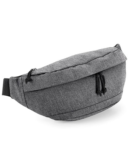 BagBase Oversized Cross Body Bag in Grey Marl