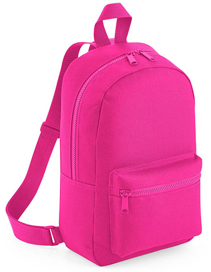 BagBase Mini Essential Fashion Backpack in Fuchsia
