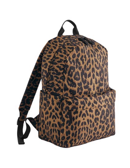 BagBase Leopard Print Backpack