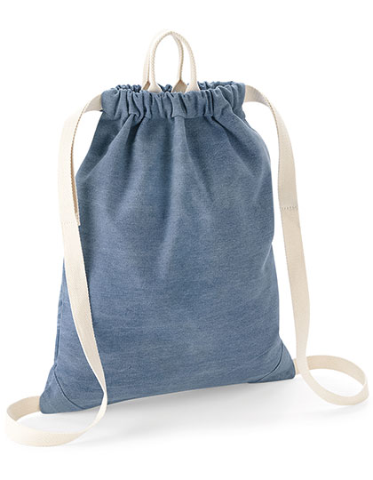 BagBase Denim Gymsac in Light Denim