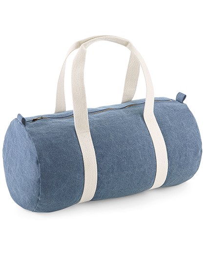 BagBase Denim Barrel Bag in Light Denim