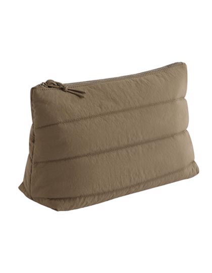 BagBase Quilted Accessory Case in Earthy Green