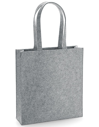 BagBase Felt Bag in Grey Melange
