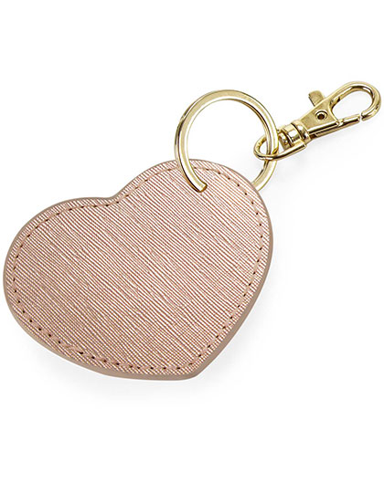 BagBase Boutique Heart Key Clip in Rose Gold