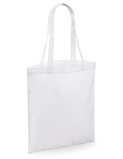 BagBase Sublimation Shopper in White