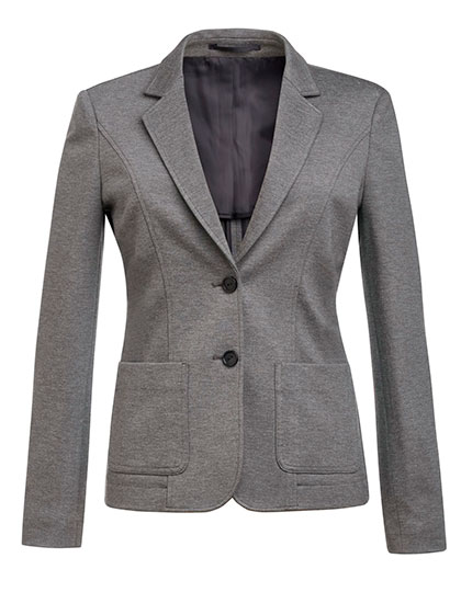Brook Taverner Women's Slim Fit Jersey Jacket Libra in Grey