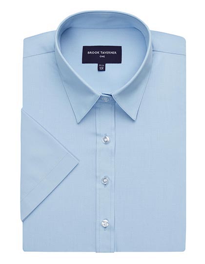 Eos Short Sleeve Blouse — besticken oder bedrucken lassen