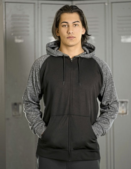 Performance Raglan Hoodie — besticken oder bedrucken lassen