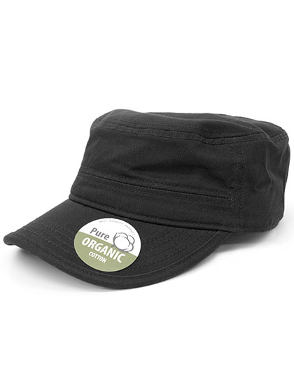 Brain Waves Organic Cotton Army Cap Washed