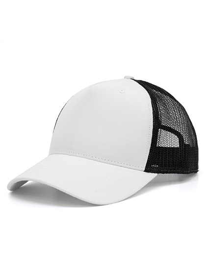 5-Panel Trucker Cap Recycled — besticken oder bedrucken lassen