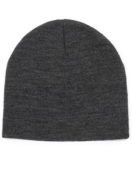 Brain Waves POLYLANA® Basic Beanie in Dark Grey Melange