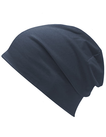Brain Waves Organic Cotton 24/7 Beanie in Navy