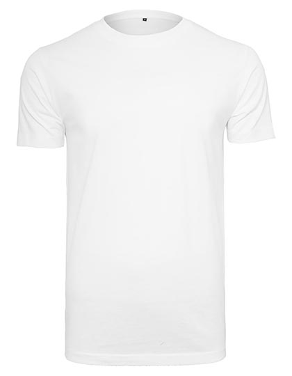 Build Your Brand T-Shirt Round Neck in White