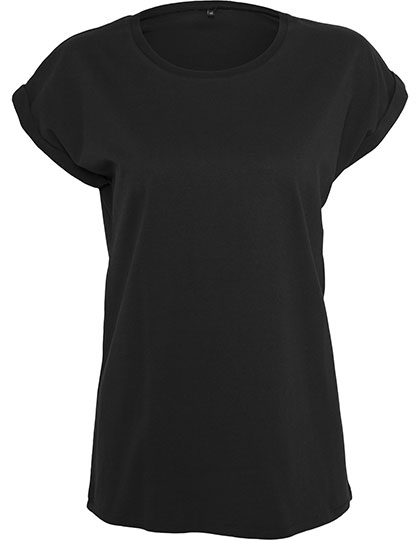 Build Your Brand Ladies' Extended Shoulder Tee