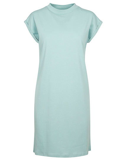 Build Your Brand Ladies' Turtle Extended Shoulder Dress