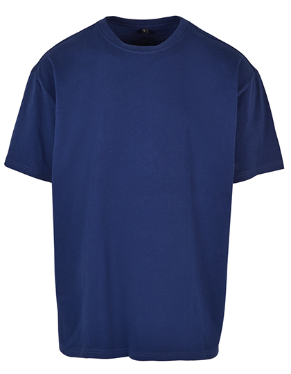 Build Your Brand Heavy Oversize Tee in Dark Blue